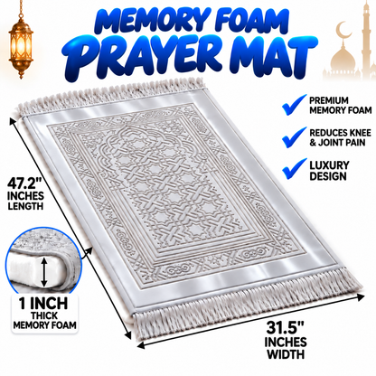TAQWA ORTHOPEDIC MEMORY FOAM PRAYER MAT | FREE DELIVERY